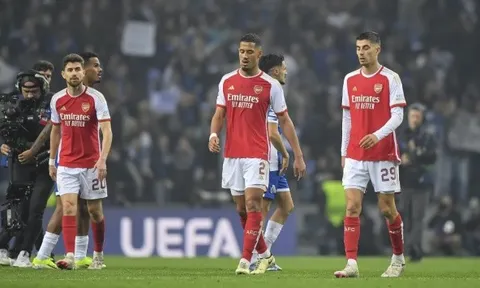 4 điều rút ra từ trận thua của Arsenal trước Porto