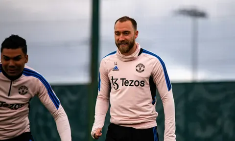 Phản ứng của Casemiro ngày Eriksen trở lại