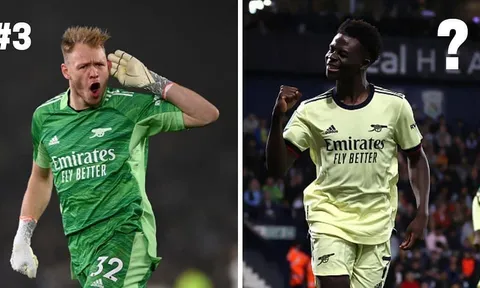 5 cầu thủ Arsenal xuất sắc nhất năm 2021: Tuyệt vời tân binh, nỗi buồn tuyển Anh