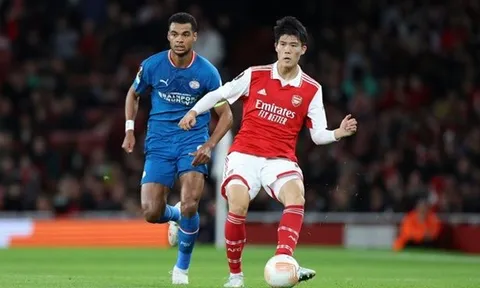5 điểm nhấn Arsenal 1-0 PSV: Đội trưởng mẫu mực; Gakpo bị khuất phục