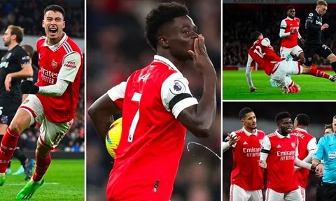 5 điểm nhấn Arsenal 3-1 West Ham: 2 'Gabriel' là đủ; Saka ghi điểm với Wenger