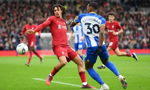 5 tắc bóng, 1 kiến tạo, 'cỗ máy' Brighton quá xuất sắc trước Liverpool