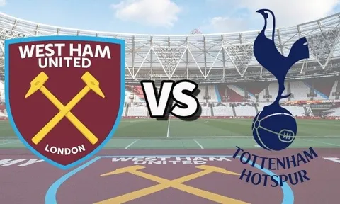 5 trận đấu gần nhất giữa Tottenham và West Ham