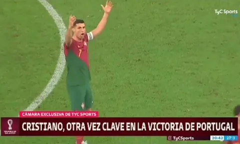 50 sắc thái của Ronaldo về việc Bruno Fernandes ghi bàn