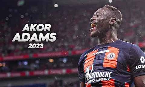 Akor Adams, ngôi sao mới người Nigeria của Montpellier