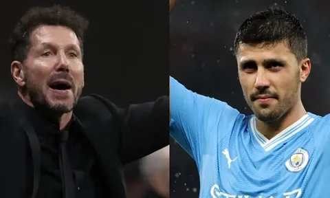 Simeone chê Premier League phòng ngự kém, Rodri đáp trả