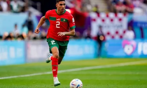 Achraf Hakimi vẫn là “sư tử Atlas” đầu đàn