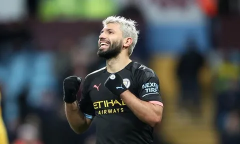 Sergio Aguero bình chọn cầu thủ xuất sắc nhất Premier League mùa này