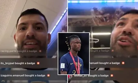 Aguero nhận 'gạch đá' vì chửi Camavinga trước nửa triệu CĐV