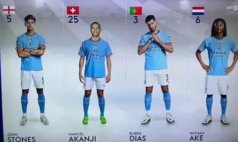 Trung vệ Man City bị ghép hình hài hước