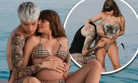 Alejandro Garnacho, 19 tuổi, khoe bụng bầu của bạn gái