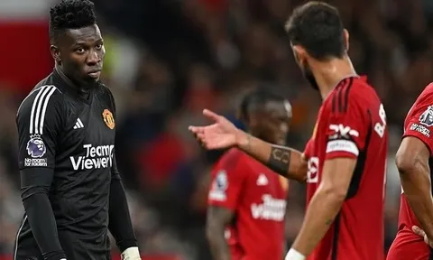 Andre Onana bị chê bai sau 3 trận cho MU ở Ngoại hạng Anh