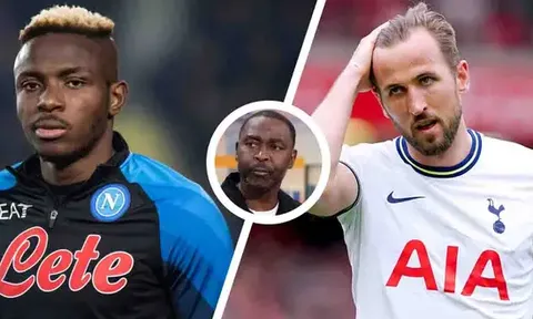 Andy Cole chỉ lý do M.U nên mua Osimhen thay vì Kane