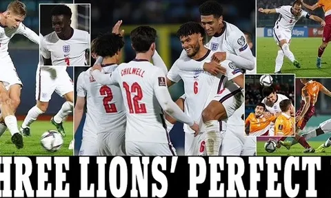 Anh giành vé đến World Cup sau thắng lợi 10-0