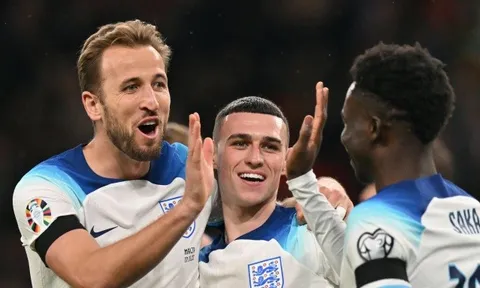 Kane không ngừng ghi bàn, tuyển Anh bỏ xa Italy 6 điểm ở VL EURO