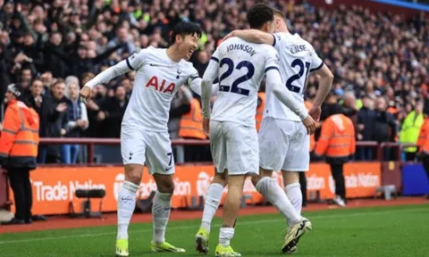 Villa "tự hủy", Son Heung-min đưa Tottenham áp sát top 4