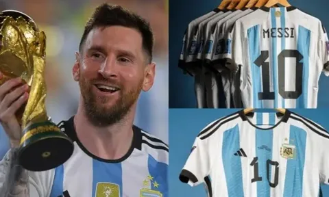 Áo đấu Messi được đem đấu giá, cạnh tranh với Jordan