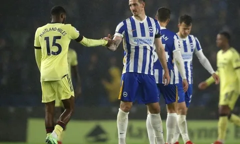 Arsenal đã bất lực như thế nào trước sự khoa học của Brighton?