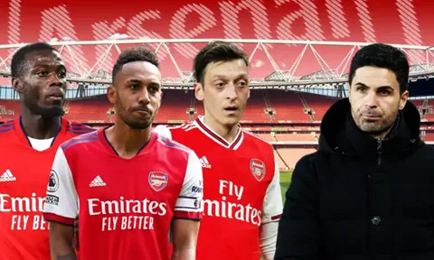 Arsenal mất trắng 10 ngôi sao dưới thời Arteta: Ozil; Cựu đội trưởng Aubameyang