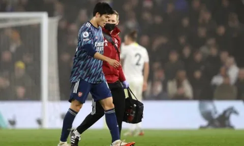 Arteta cập nhật tình hình chấn thương của Tomiyasu sau trận Leeds