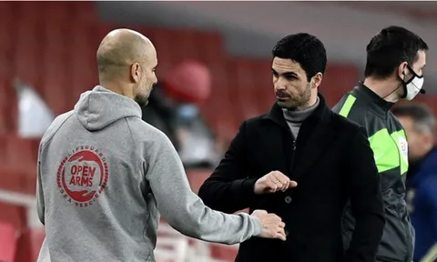 Arteta: Đối đầu liên tục không thay đổi tình bạn của tôi và Pep