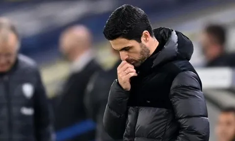 Arteta lo mất trụ cột ngay tháng Giêng