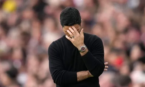 Arteta: 'Tôi xin lỗi, không thể chấp nhận được'