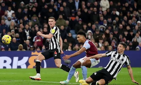 Cú đúp chớp nhoáng trong 4 phút, trận Aston Villa - Newcastle kết thúc bất ngờ