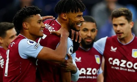 Aston Villa vào top 5 Ngoại hạng Anh