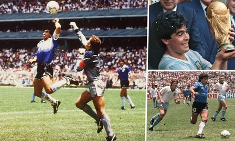 'Bàn tay của Chúa' và những khoảnh khắc biểu tượng World Cup