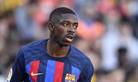 Barca nhận tin choáng vàng, Dembele lỡ trận Man Utd