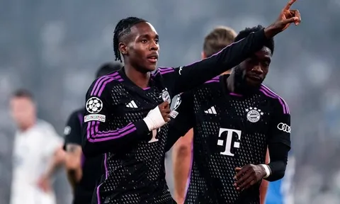 Bayern có ngôi đầu, Thuram giúp Inter hạ Benfica