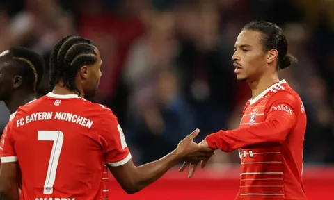 Bayern có thể chia tay cả Gnabry và Sane
