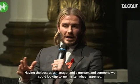 Beckham thuật lại vụ chiếc giày bay của Sir Alex