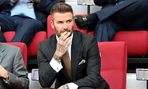 Beckham và dàn khách VIP trong trận thắng 6-2 của tuyển Anh