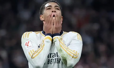 Bellingham vắng mặt ở trận đấu tiếp theo của Real Madrid
