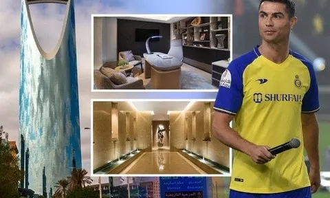Bên trong khách sạn nơi Ronaldo ở tại Saudi Arabia