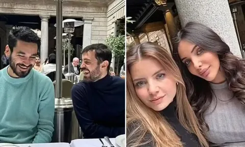 Bernardo Silva và Ilkay Gundogan hẹn hò đôi ở Milan
