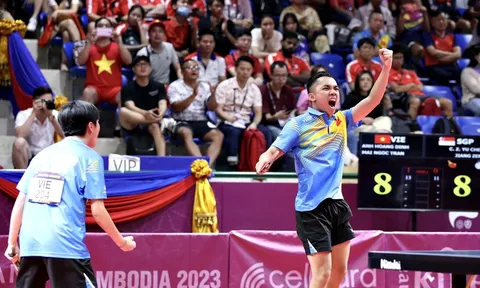 Bóng bàn Việt Nam gây địa chấn, giành HCV lịch sử ở SEA Games 32