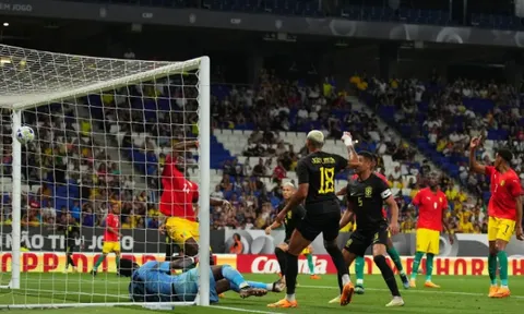 Brazil hủy diệt Guinea trong màu áo đen