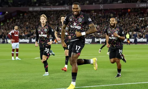 Brentford tiếp tục gây bất ngờ ở Ngoại hạng Anh