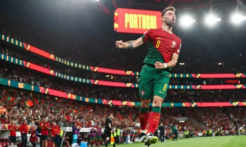 Bruno Fernandes "độc diễn", Bồ Đào Nha thắng hủy diệt