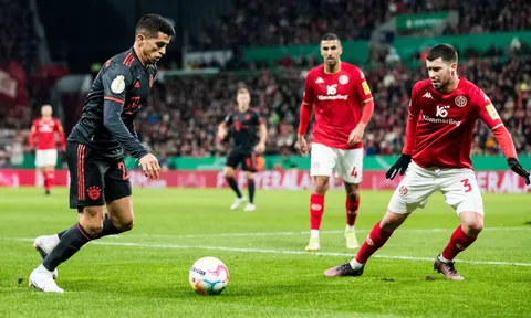 Cancelo kiến tạo ngay trận ra mắt, Bayern vào tứ kết DFB-Pokal