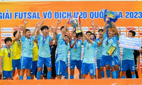 Cao Bằng cùng cựu HLV tuyển futsal Việt Nam vô địch giải U20 Quốc gia 2023