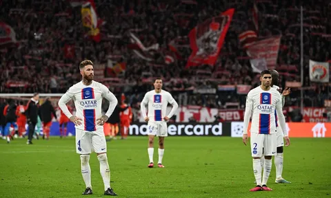 Cầu thủ PSG tức giận sau khi bị Bayern loại