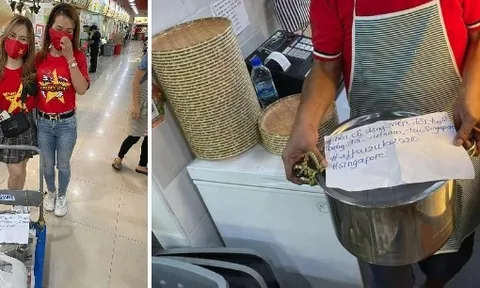 Tuyển Việt Nam được tiếp tế đồ ăn tại Singapore