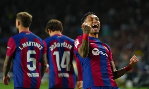 Chấm điểm Barca 1-0 Las Palmas: Raphinha xuất sắc nhất