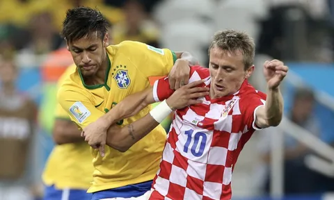 Chiếc áo đấu biểu tượng của Brazil và Croatia