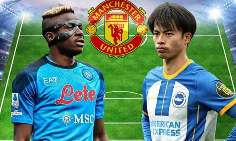 Chiêu mộ Mitoma và Osimhen, Man Utd sẽ có siêu đội hình