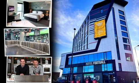 Choáng ngợp khách sạn 4 sao trị giá 24 triệu của các huyền thoại Man Utd